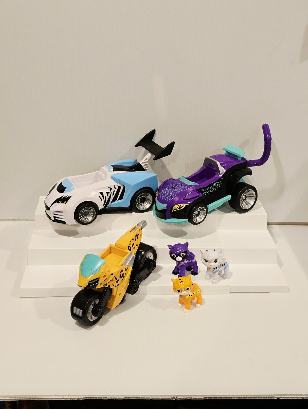 Paw Patrol Cat Pack Rory, Wild And Shade Vehicle Set